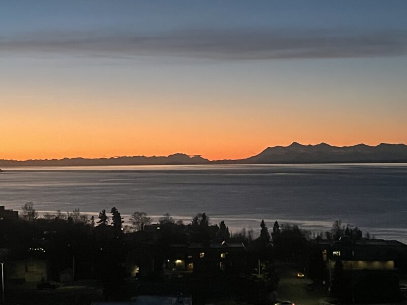 To Anchorage for a conference