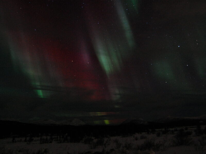 Some Aurora at Fish Lake